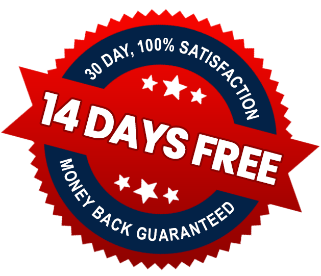 14 Days Free 30 Day Money Back